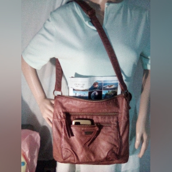 Stone Mountain Cross Body in Brown - Picture 2 of 12